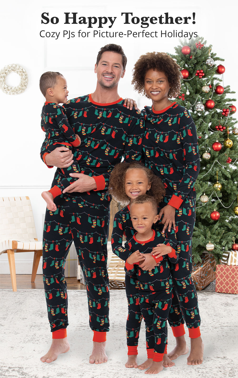 Family Of Four Christmas Parent-child Clothes