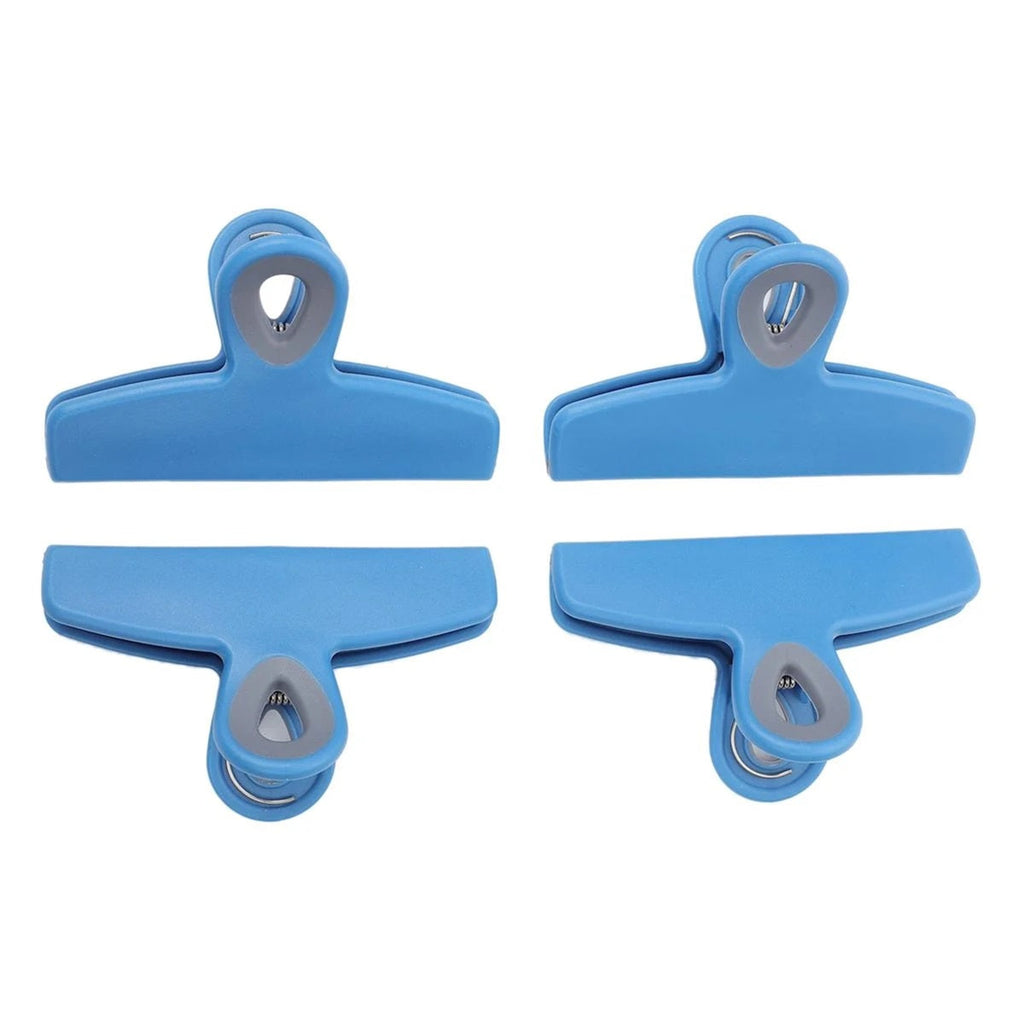 4-Piece Bag Clip Set, Blue-0
