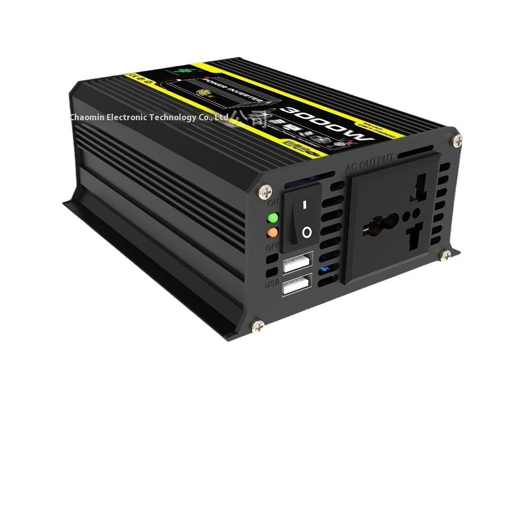 Inverter 12V To 220V110V3000W Vehicle Solar Power Conversion Inverter Off-grid High Frequency Correction