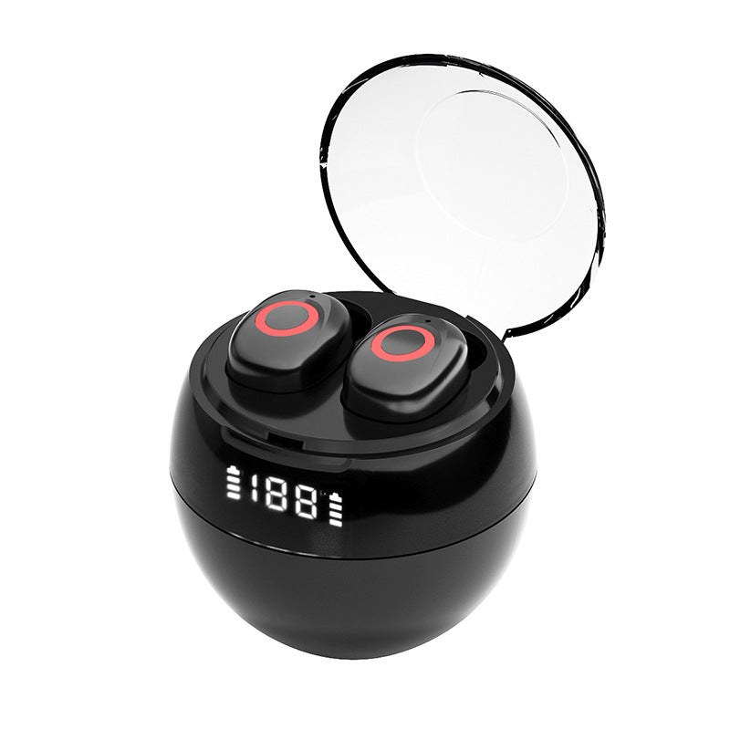 J12 Real Wireless TWS Bluetooth Headset Three Real Power Display Cute Ball Shape