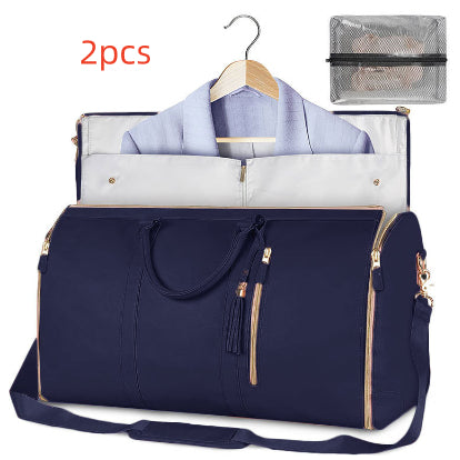 Large Capacity Travel Duffle Bag Folding Suit Bag Waterproof Clothes Totes