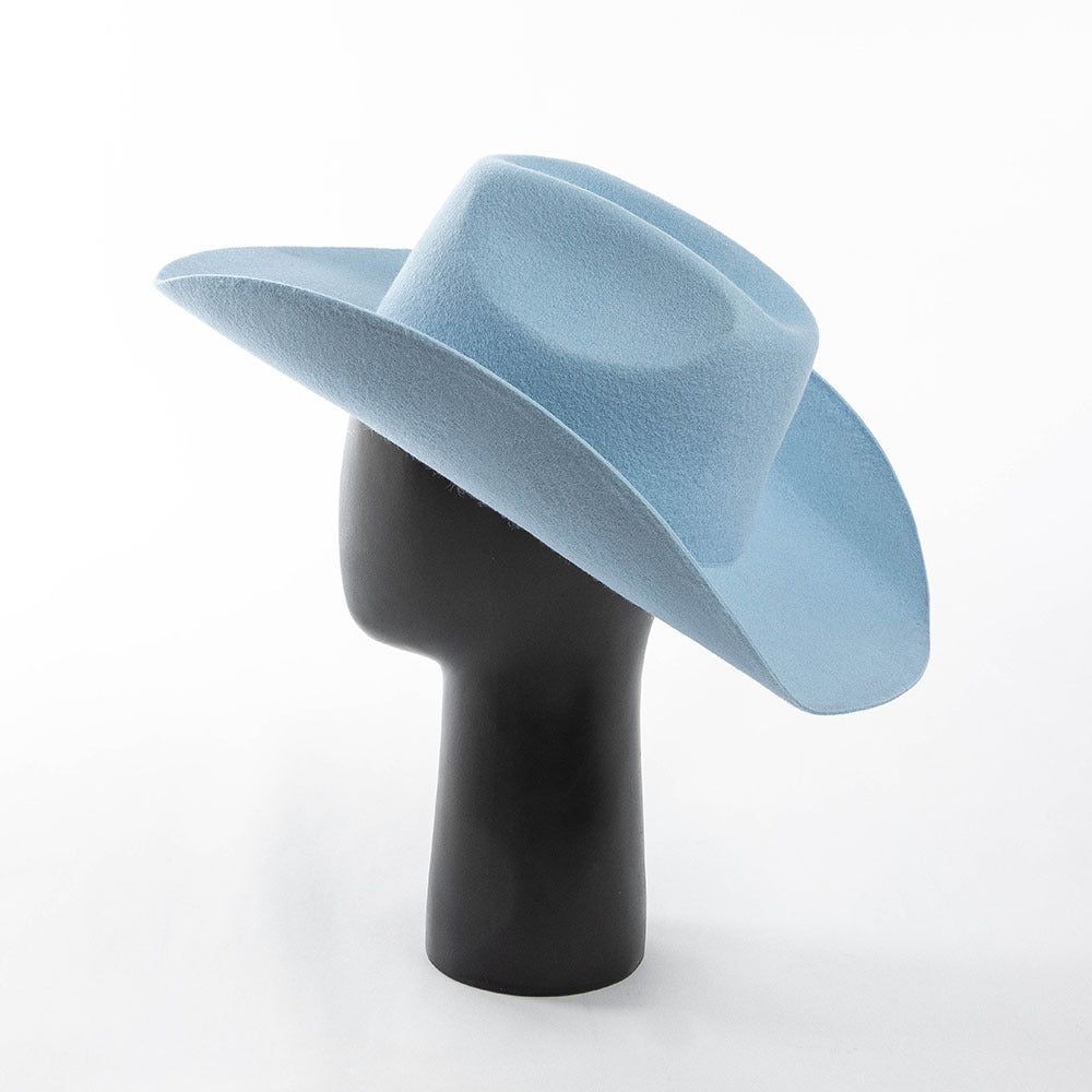 Fashion Casual Curling Wool Felt Cowboy Hat