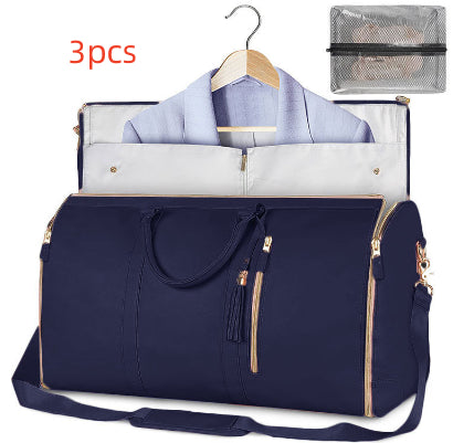 Large Capacity Travel Duffle Bag Folding Suit Bag Waterproof Clothes Totes