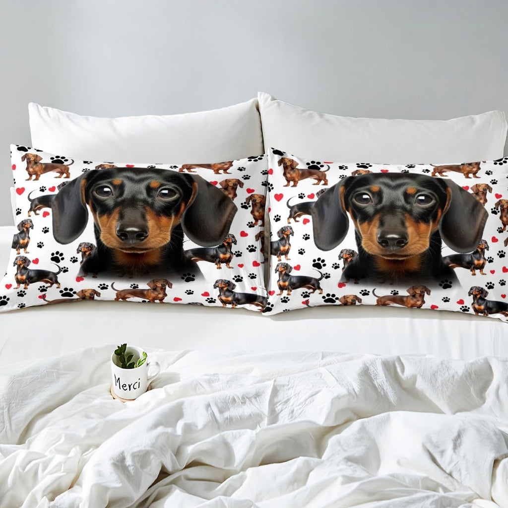 Cartoon Bedding Cute Animal Print Bedding Set