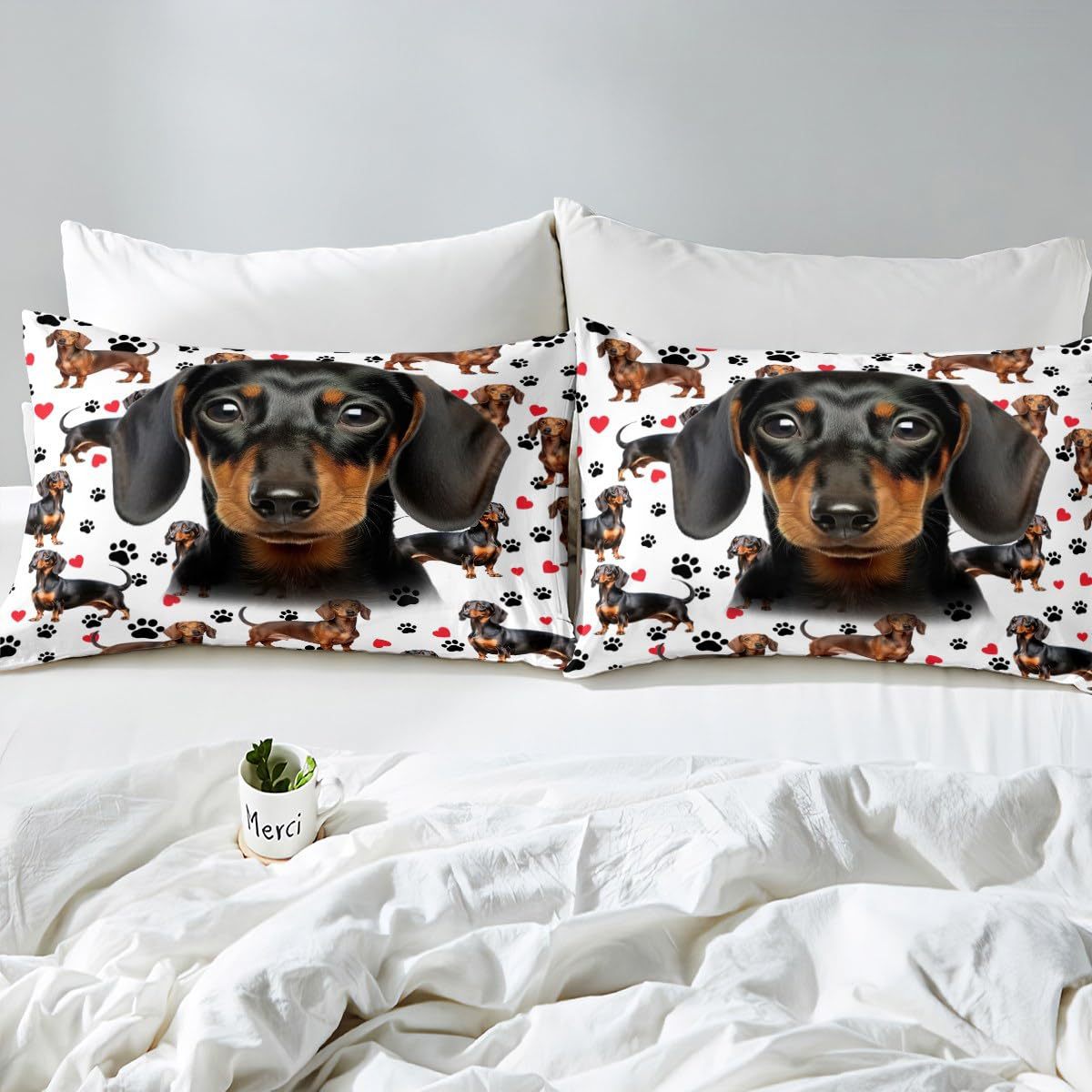 Cartoon Bedding Cute Animal Print Bedding Set