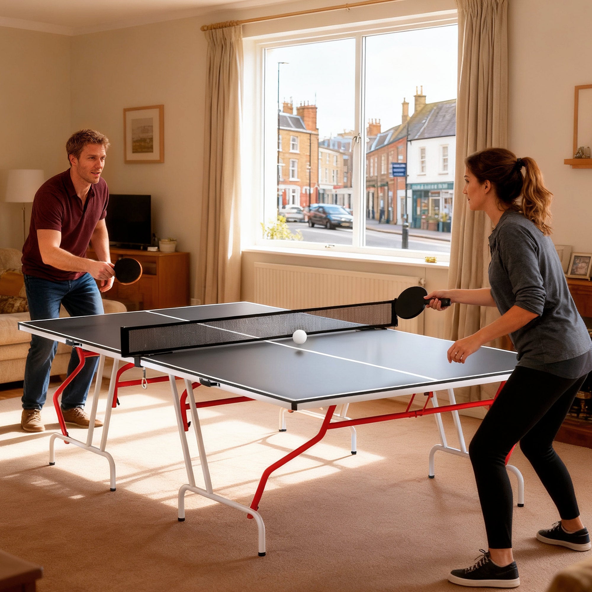 Portable Ping Pong Table Set