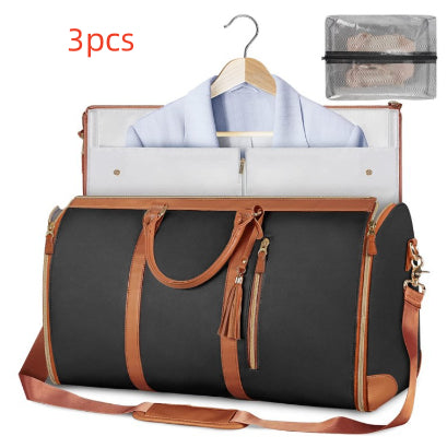 Large Capacity Travel Duffle Bag Folding Suit Bag Waterproof Clothes Totes