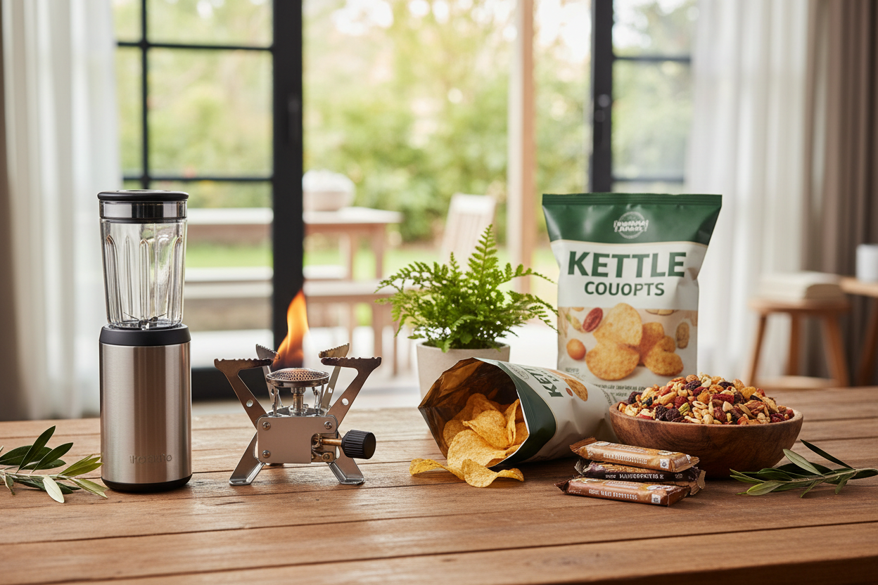 Indoor outdoor appliances and snacks